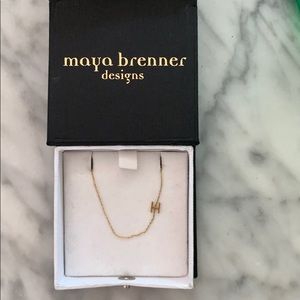 MAYA BRENNER INITIAL BRACELET
